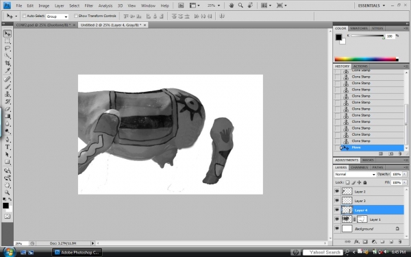 Creation of ...And the Cow Jumped Over The: Step 8